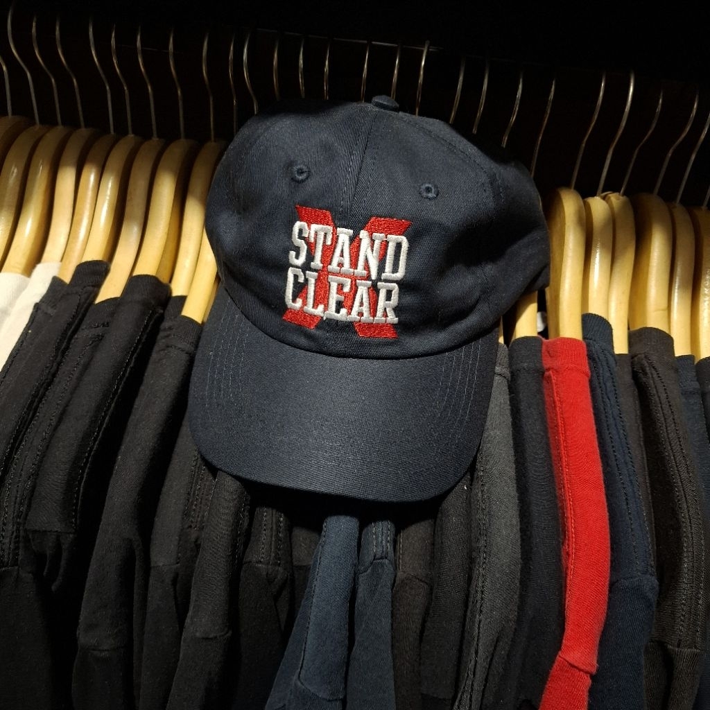 topi band STAND CLEAR original merch