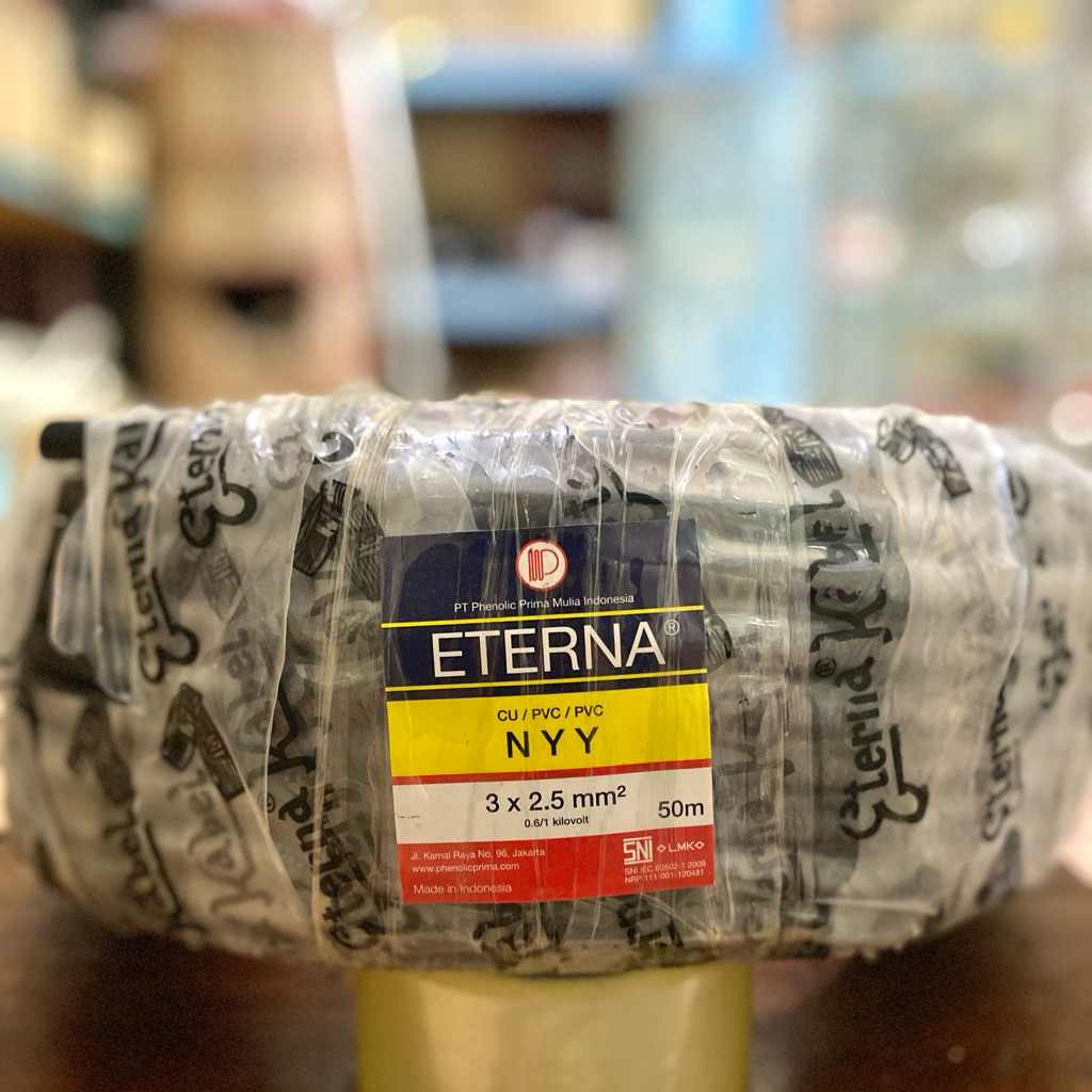 Kabel Eterna NYY 3x2.5 mm 50 Meter Original Eterna