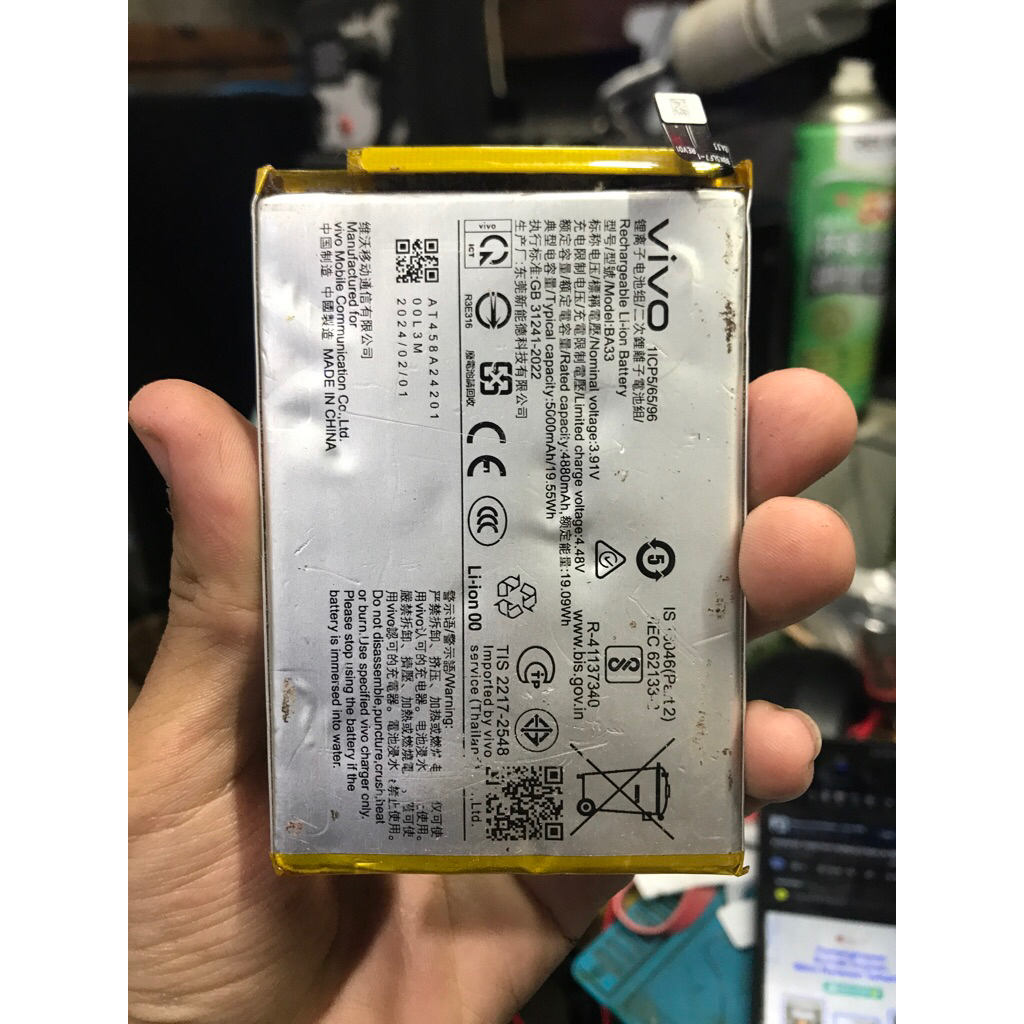 BA33 battery Vivo y03 Original
