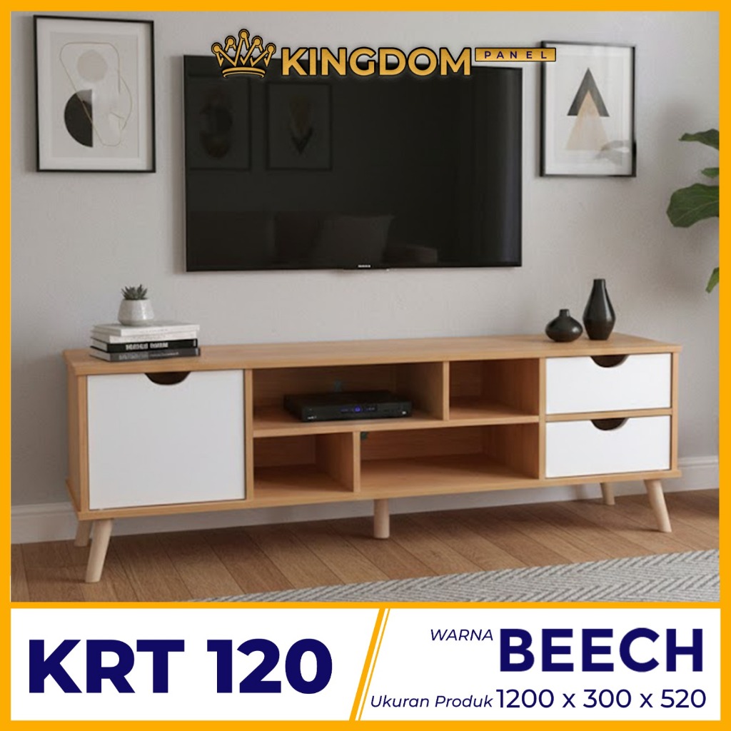 MEJA TV RAK TV MINIMALIS MODERN KINGDOM  KRT 120