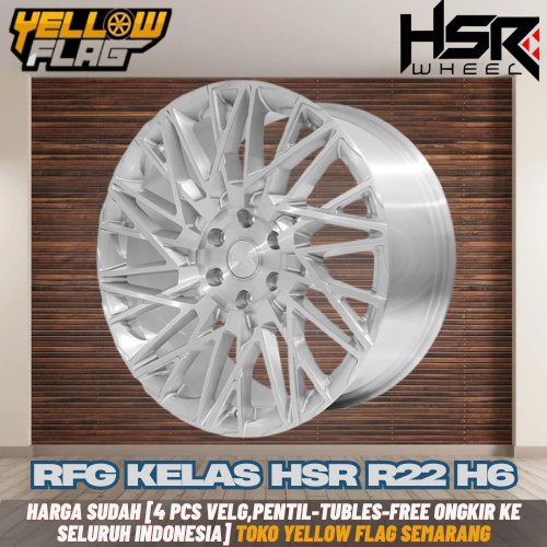 Velg Ring 22 Full Brush Untuk Fortuner Hilux Ranger Everest Pajero HSR RFG KELAS PCD 6X139,7