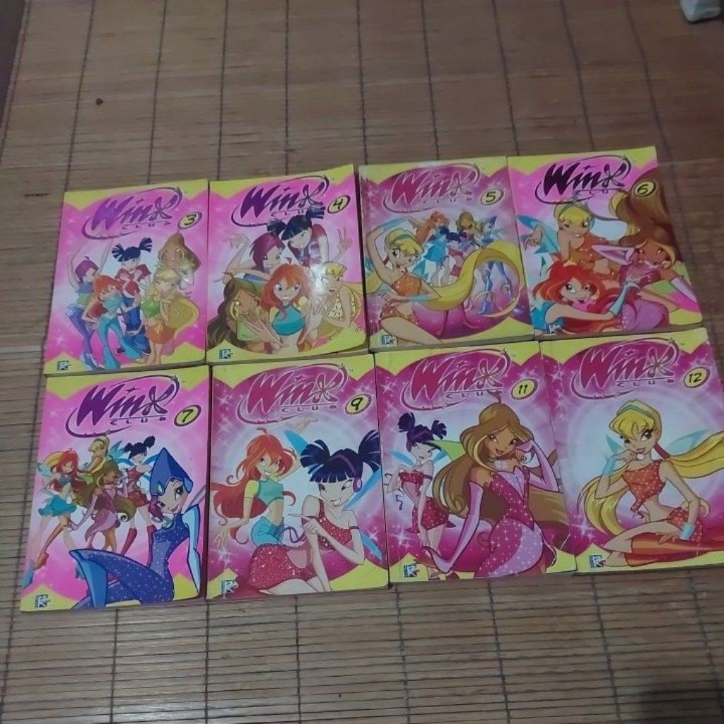 [SET] Komik Winx Club vol 3 - 12 (Minus vol 8 & 10), Komik Warna, Preloved