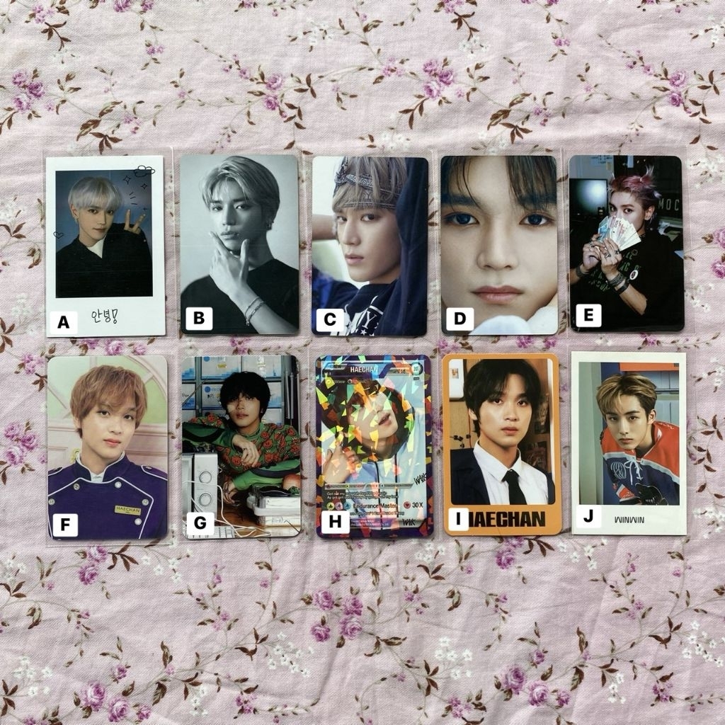 Official photocard haechan taste nct album ver savory makestar event pob lucky draw kpop