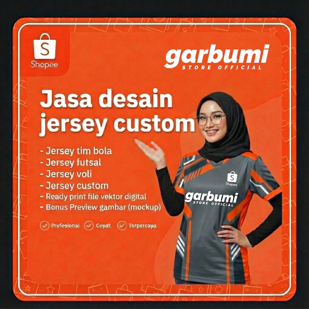 Jasa desain jersey custom