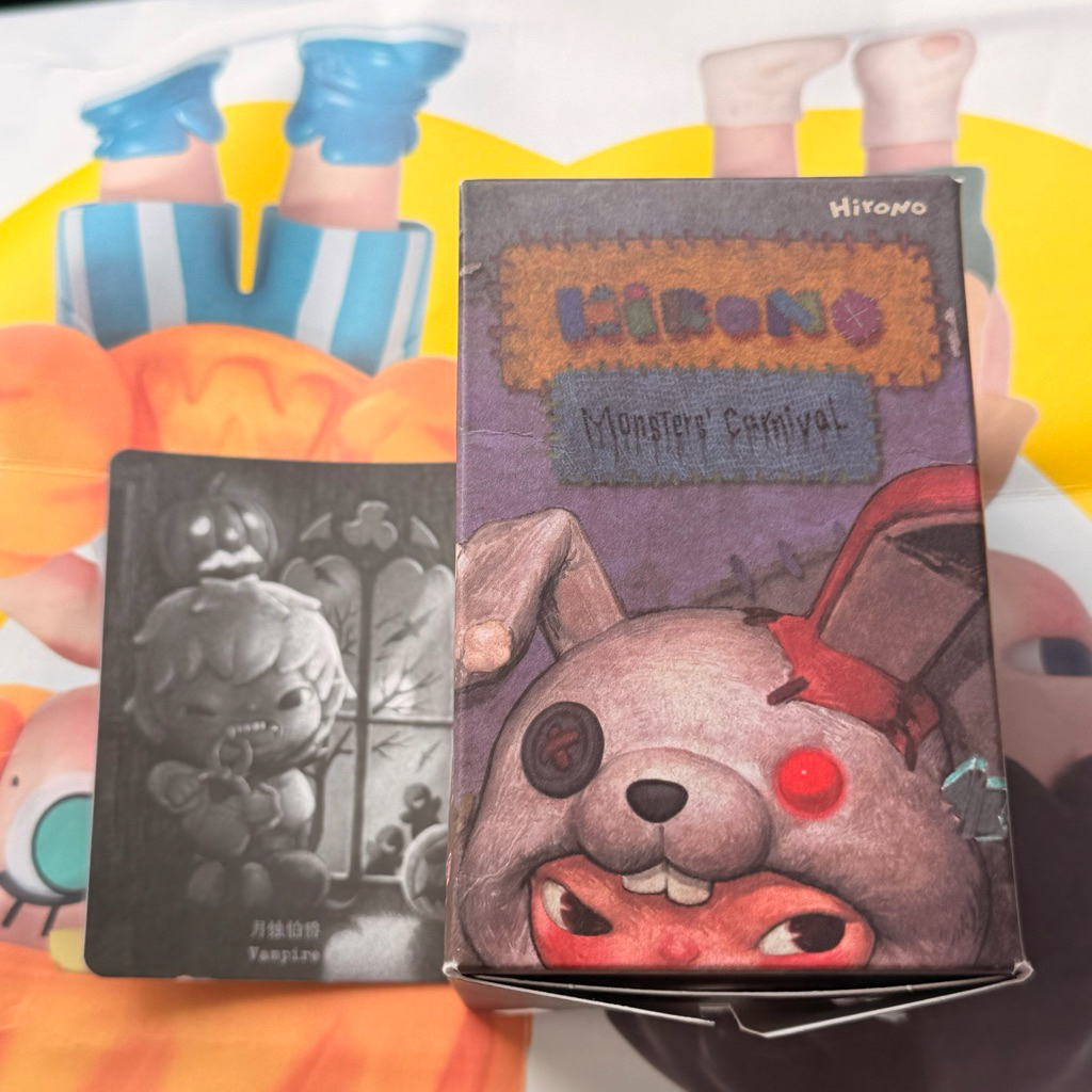 [ready siap kirim, baca desc] hirono vampire sealed foil figure figurine popmart pop mart monsters c