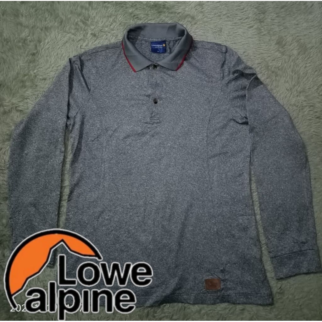 LOWE ALPINE beseleyer polo lengan panjang second brand