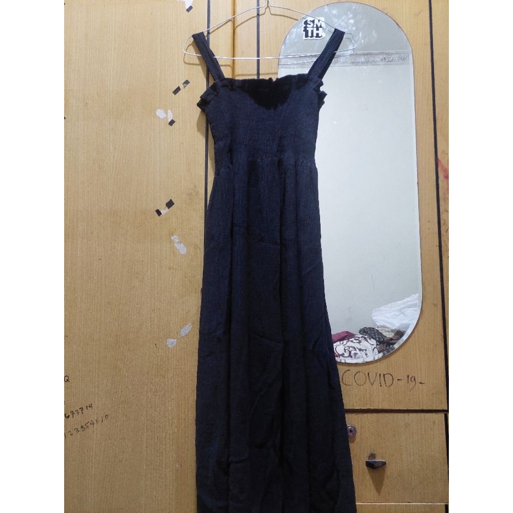Preloved Dress Tanpa lengan-Dress pantai, Long Dress, maxi/midi dress.