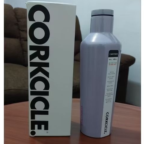Tumbler Corkcicle Ungu Gliter Ori New