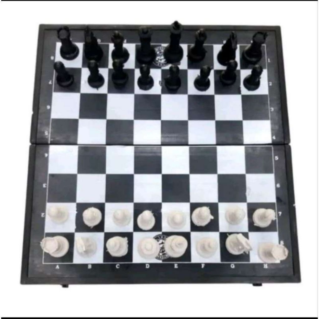 Catur plastik ukuran L / Papan catur plastik ukuran L