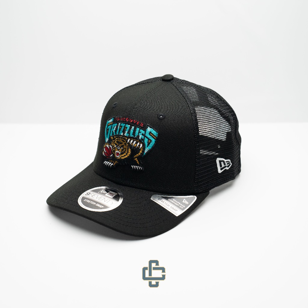 TOPI NEW ERA ORIGINAL TRUCKER 9SEVENTY VANCOUVER GRIZZLIES HWC EDITION BLACK