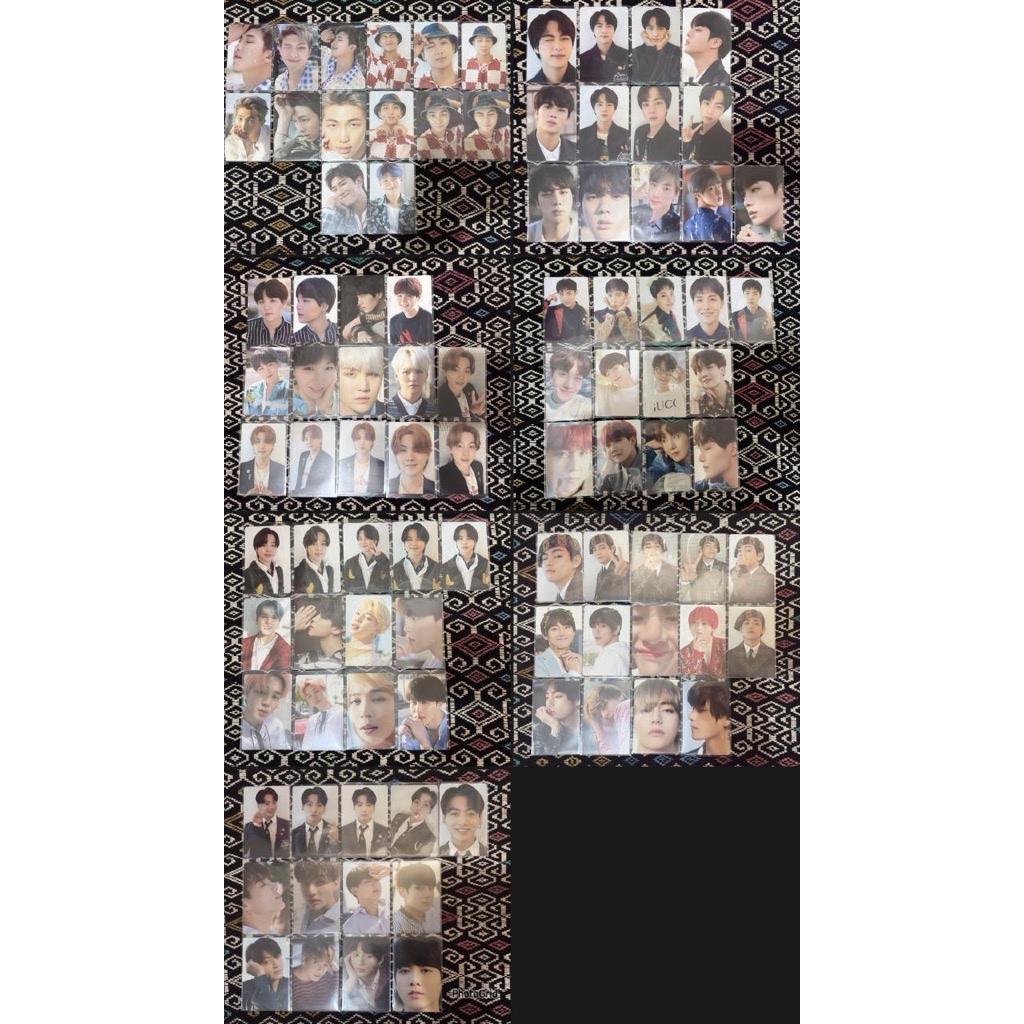 OFFICIAL PHOTOCARD PC BTS RM JIN JHOPE JIMIN TAEHYUNG JUNGKOOK - PC DICON 101 SET