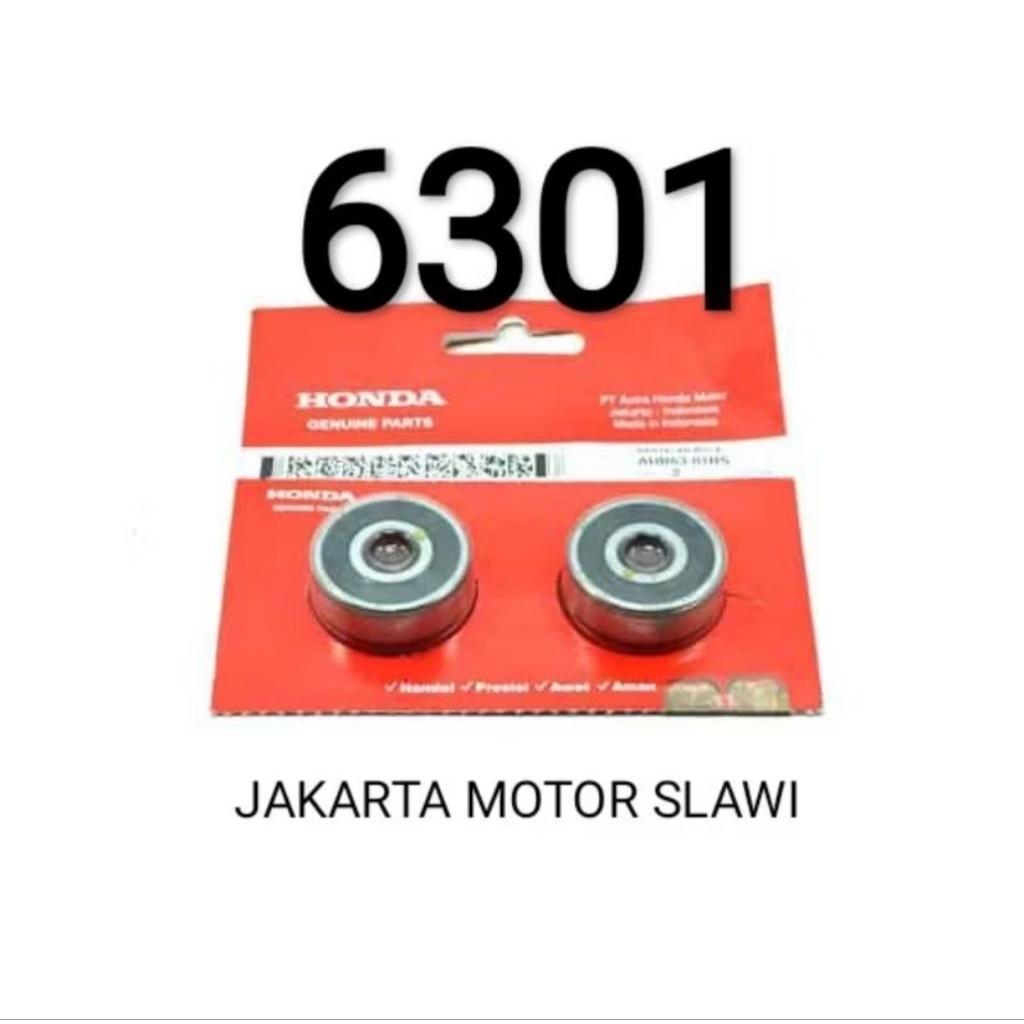 AHB6301RS bearing laher roda belakang supra supra 125 grand legenda asli honda 6301 asli honda ahm, 