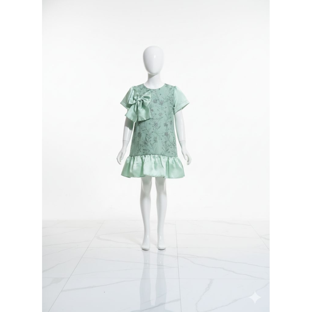 Sage Green Flora Party Dress