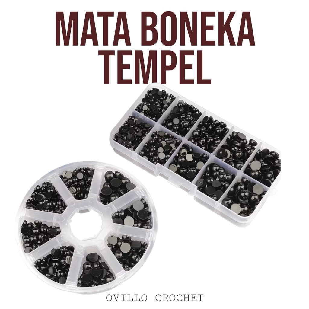 Mata amigurumi tempel | mata boneka