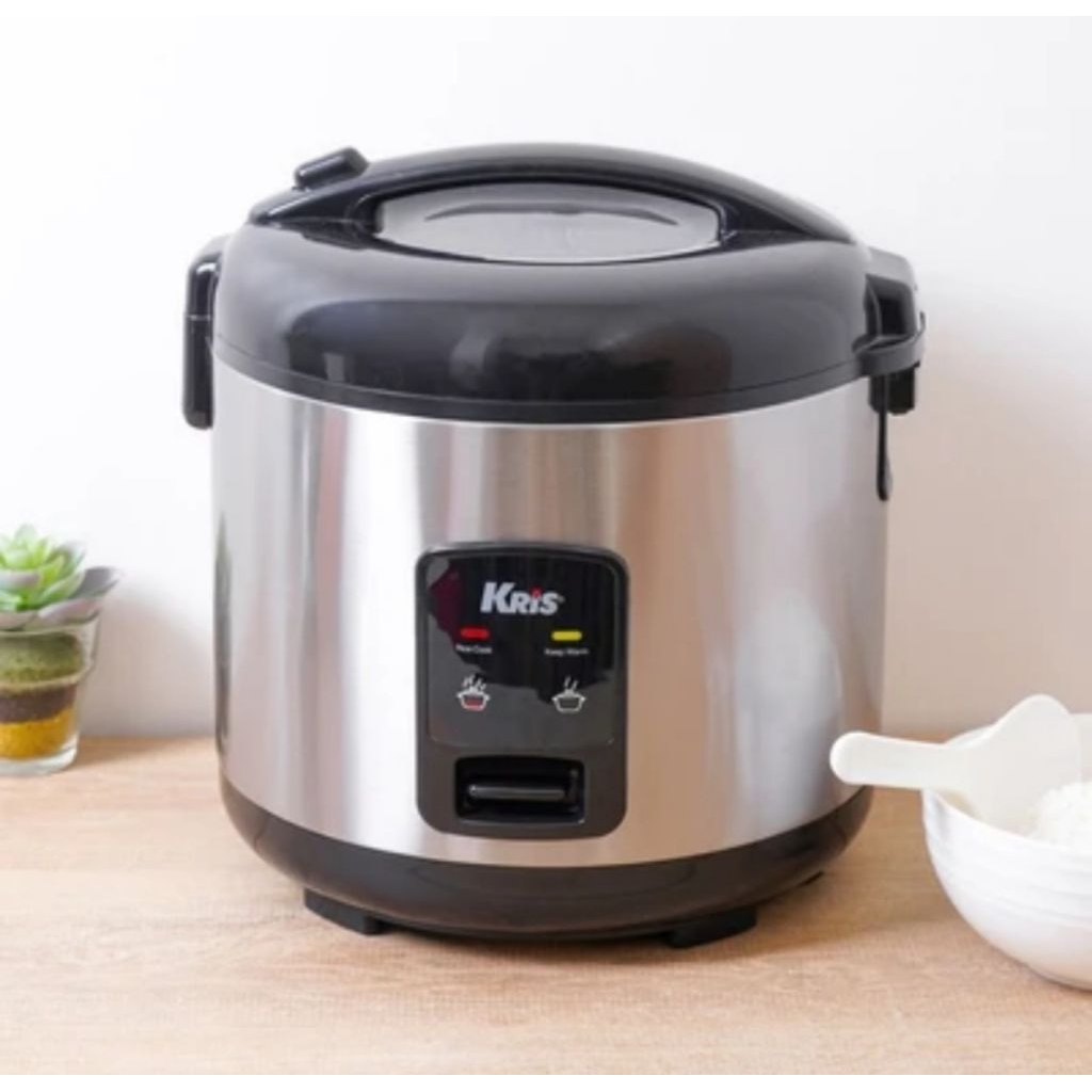 Kris 1.8 Ltr Deluxe Rice Cooker - Silver