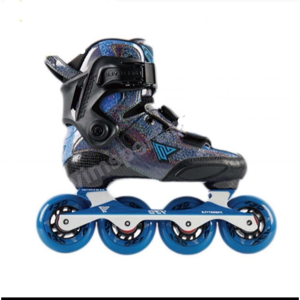 sepatu roda junior freestyle yjs x8 blue