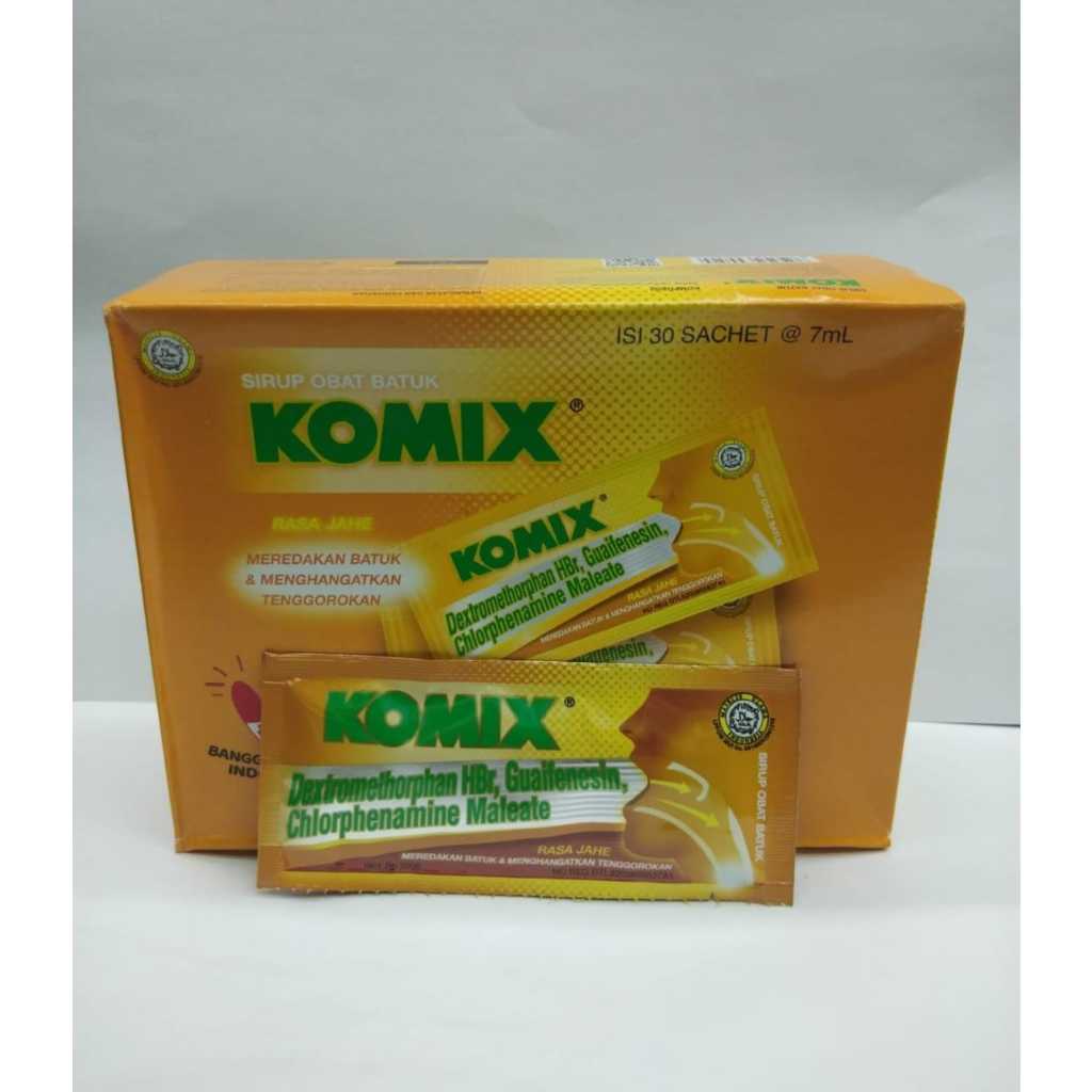 Komix Jahe Sachet | Praktis | Rasa Jahe