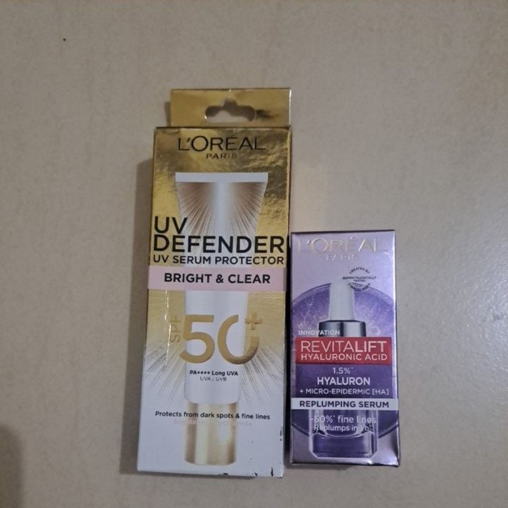 LOREAL REVITALIFT SERUM SUNSCREEN UV DEFENDER