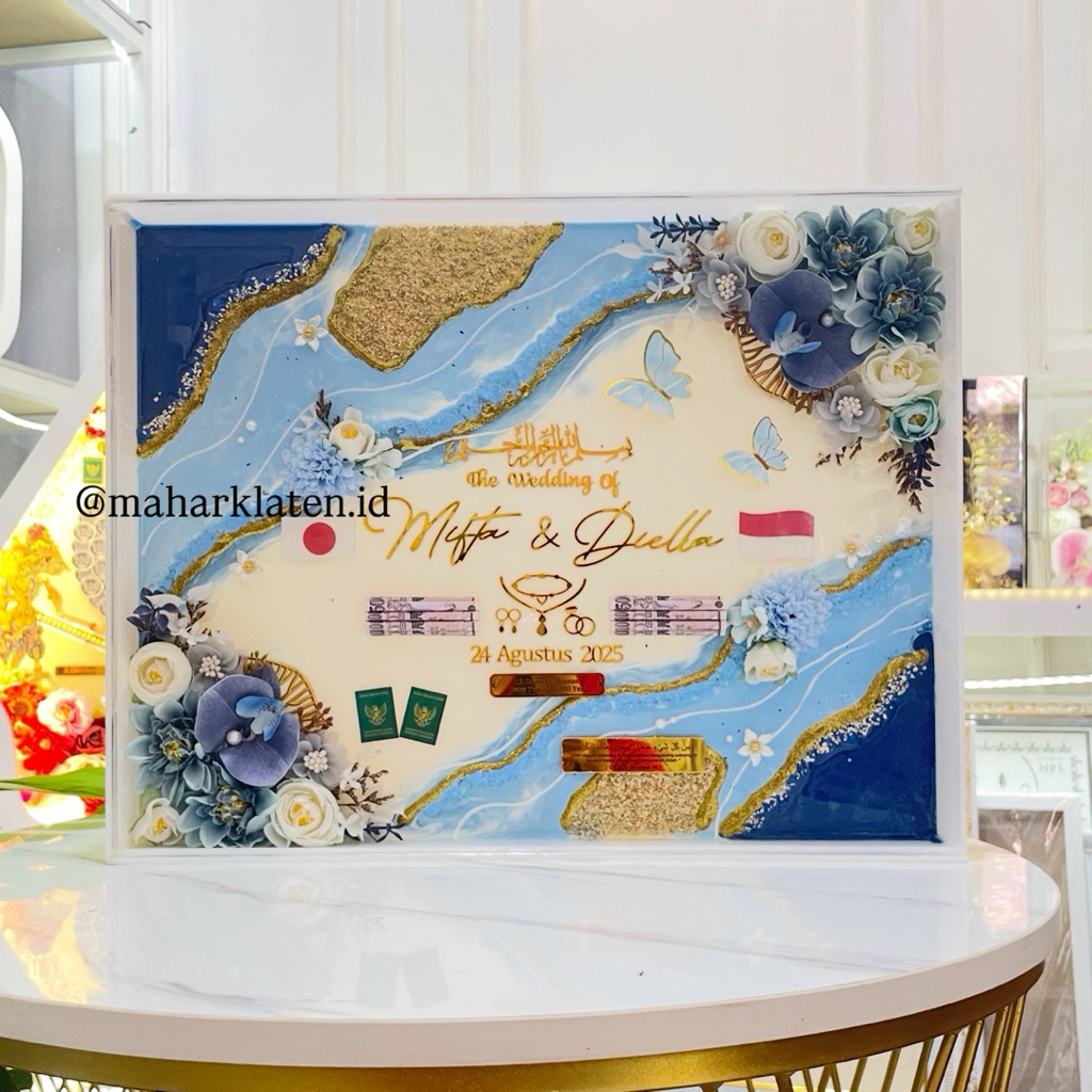 MAHAR RESIN FRAME AKRILIK MAHAR RESIN MURAH MAHAR VIRAL MAHAR AKRILIK MAHAR PERNIKAHAN