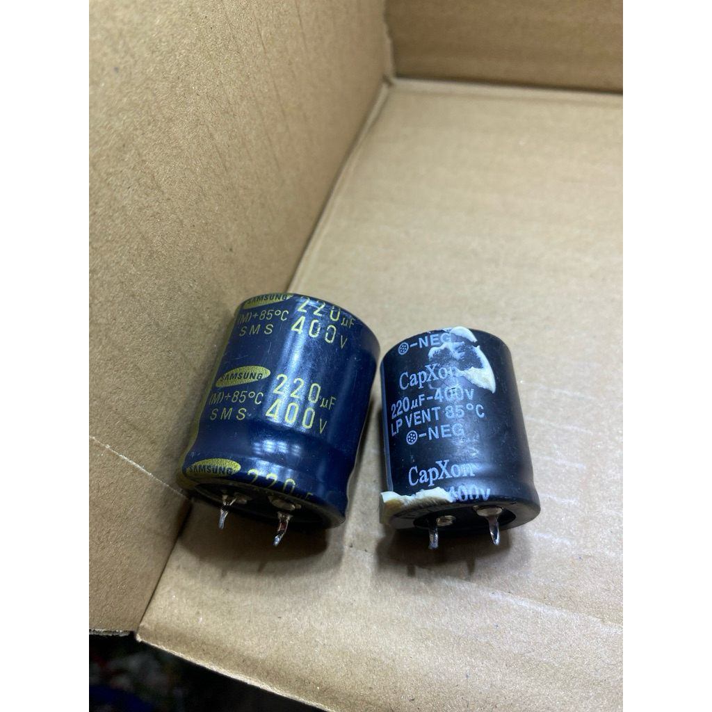 ELCO 220UF 400V ORIGINAL CABUTAN