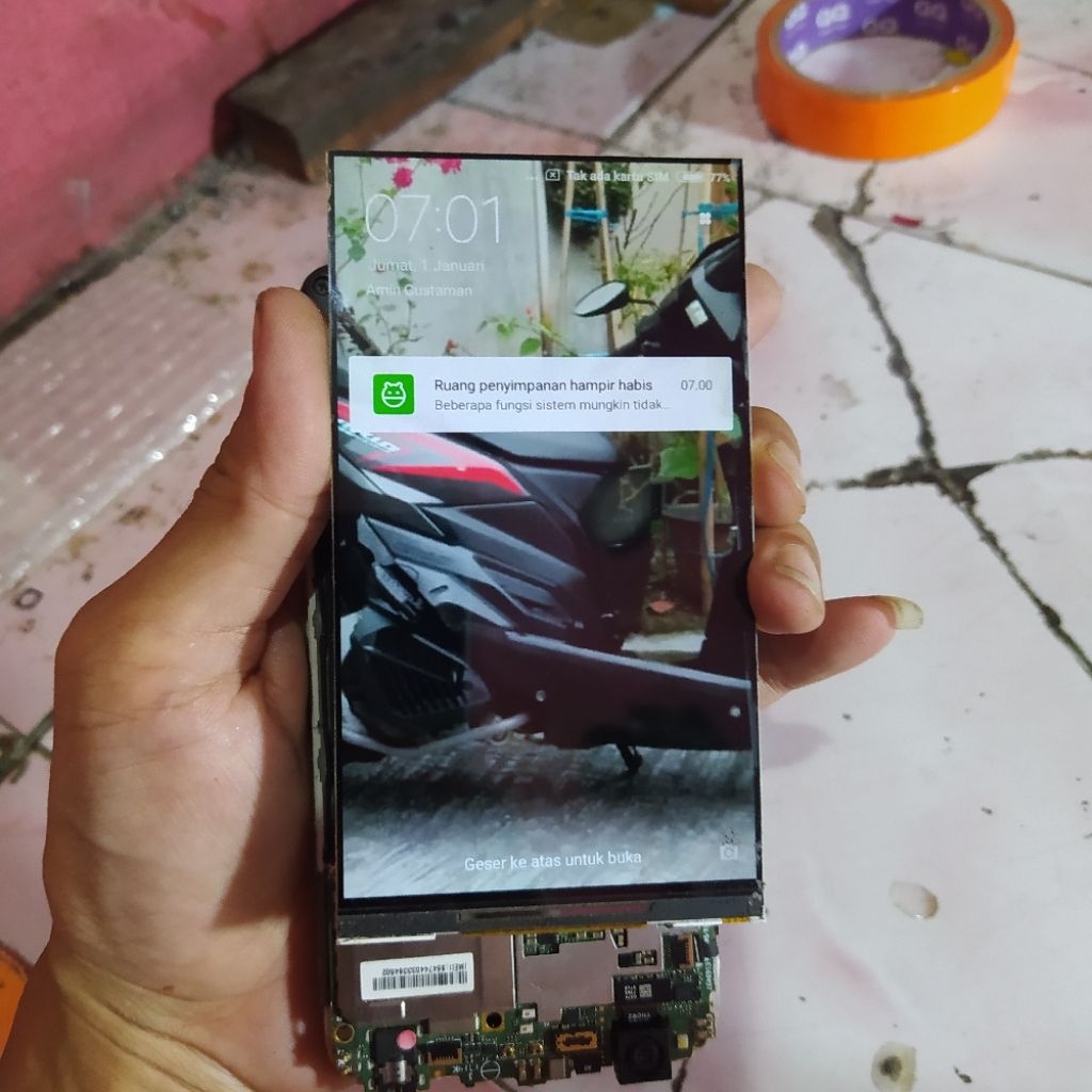 lcd only redmi 4x tanpa touchscreen