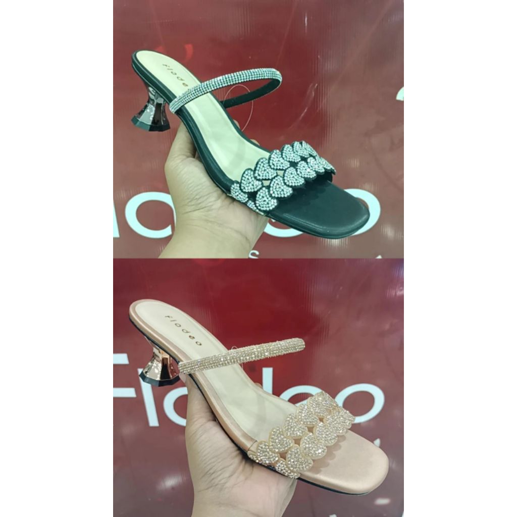 Fladeo Shoes ORIGINAL. Sandal heels Wanita
