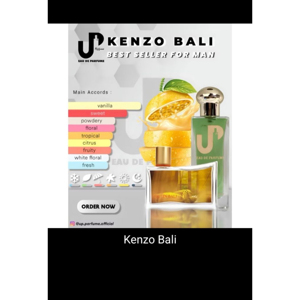 Up Parfum Kenzo Bali Original Rekomendasi - Aroma Tahan Lama 30ml