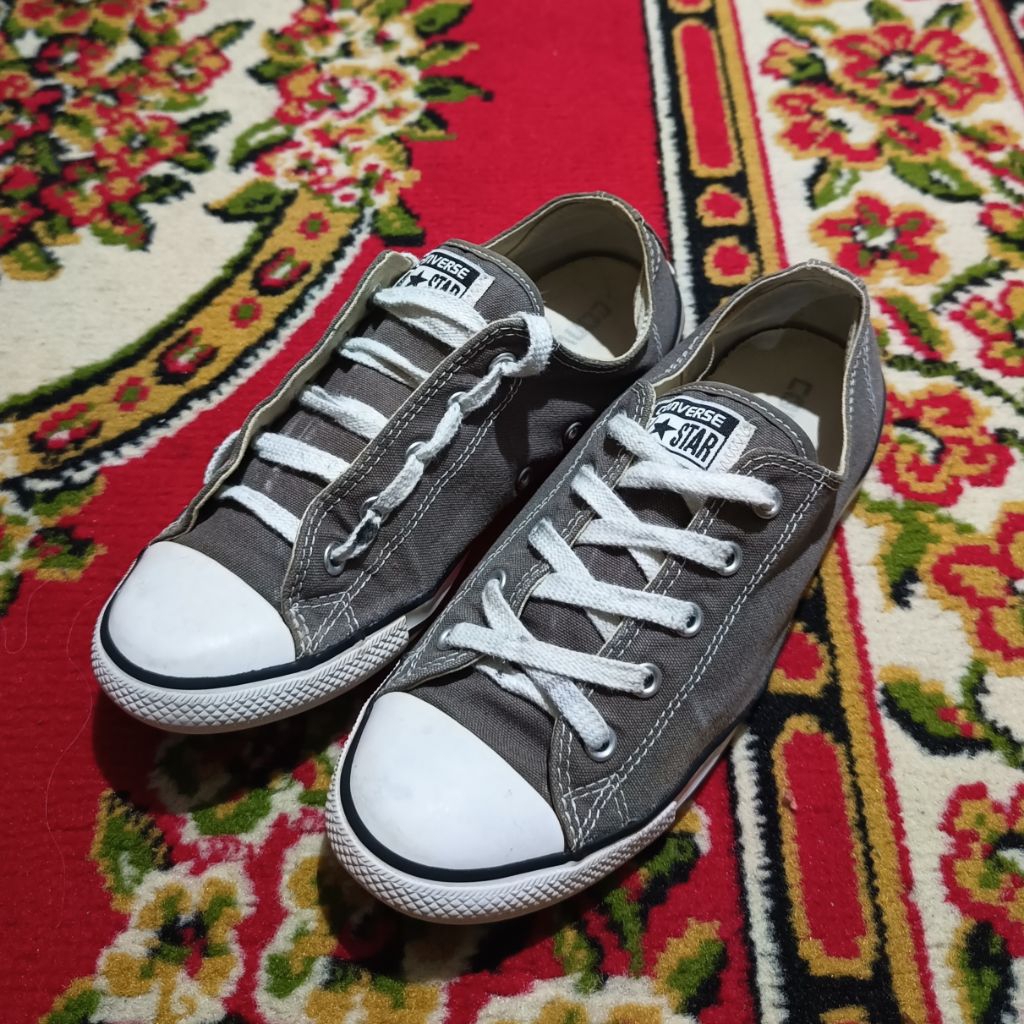 SALE 39-40 CONVERSE All Star Slim Sol Low Top RARE dan LANGKA ORIGINAL Y2K KALCER---PL, PreLoved, Se