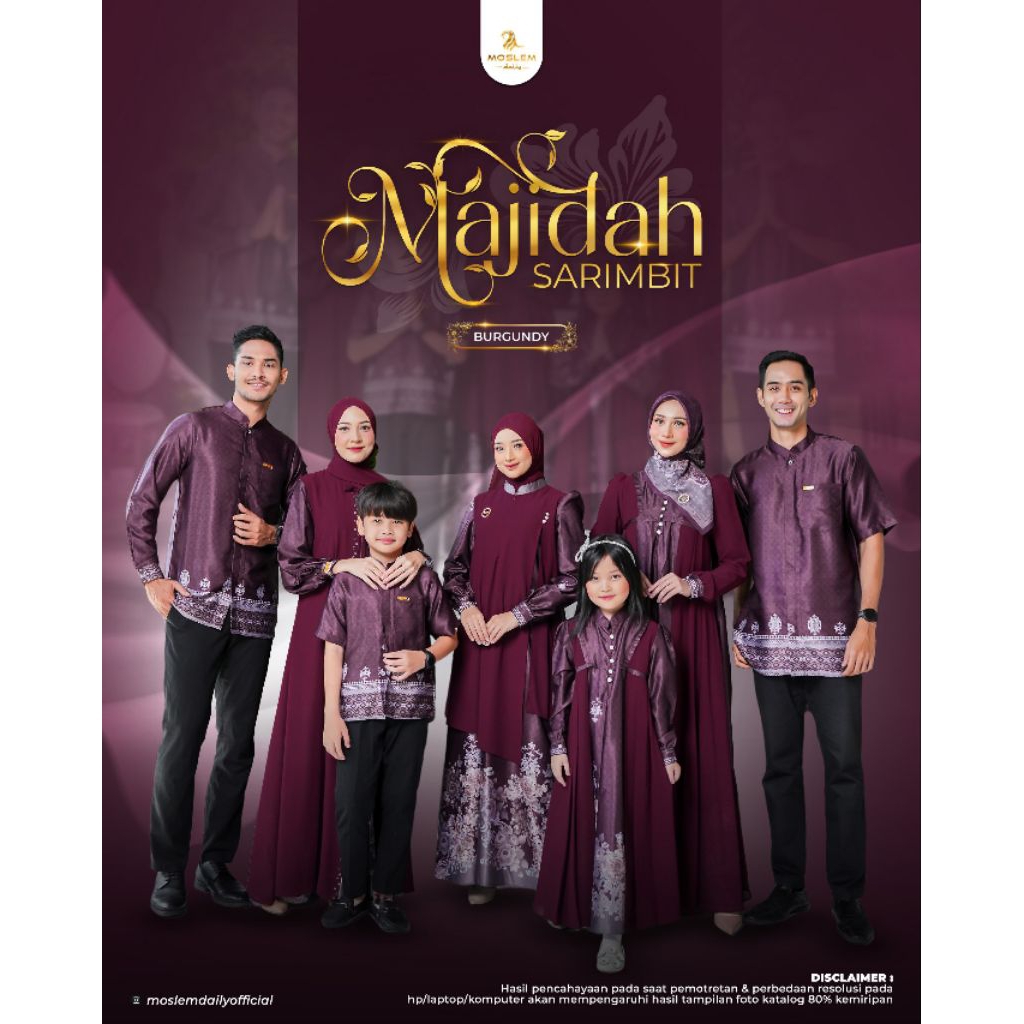 SALE Majidah Sarimbit by Moslemdaily Gamis dan Koko