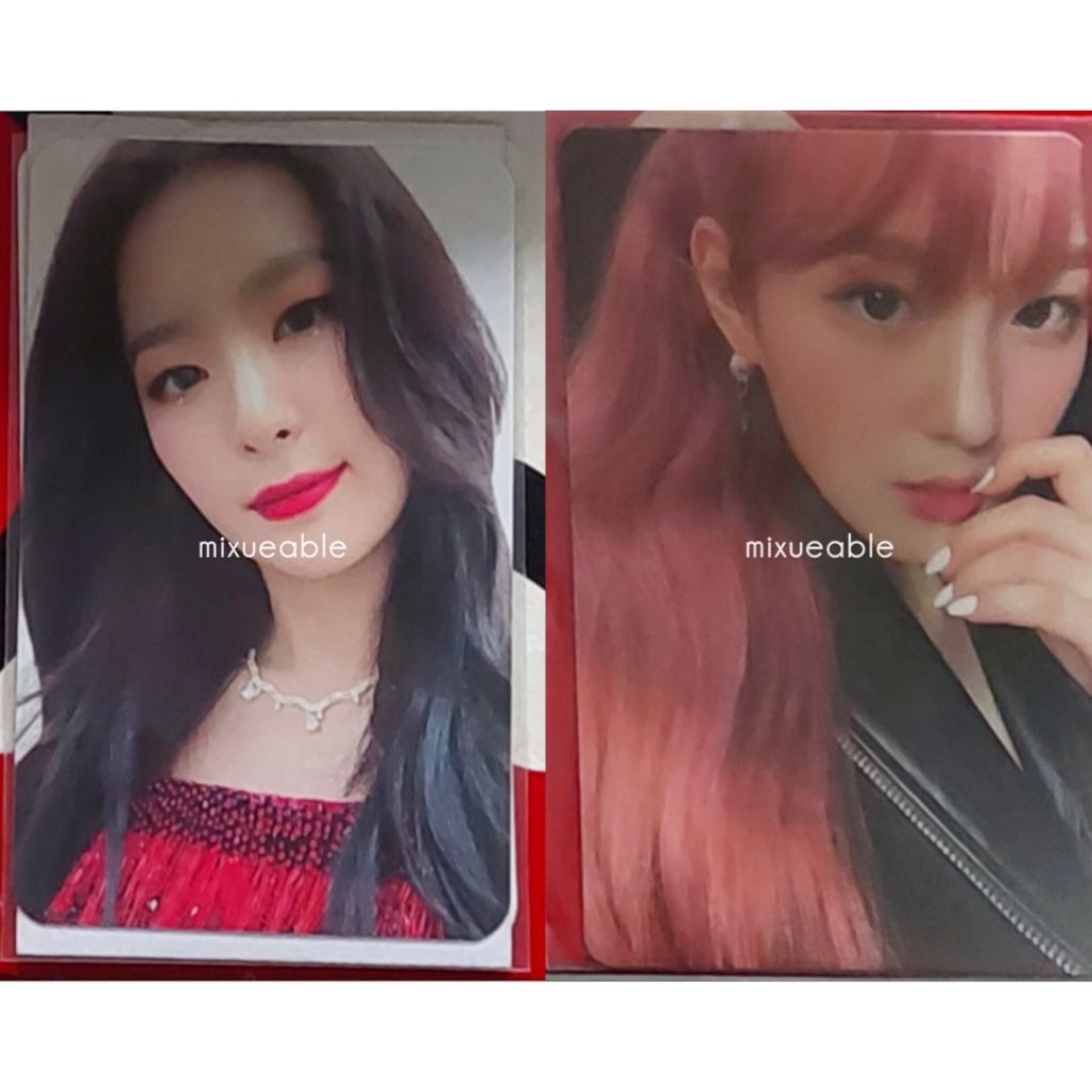 SET Photocard Red Velvet Seulgi La Rouge Photobook & Kep1er Chaehyun First Impact Pink Hair Torec ka