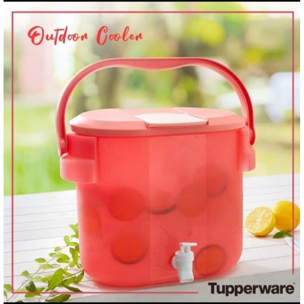 Outdoor Cooler 8,7L Tupperware Tempat Minum