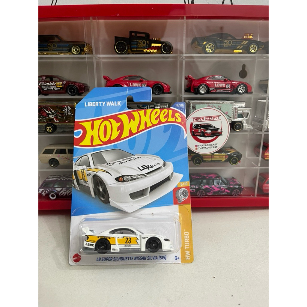 Hotwheels Nissan Silvia S15 LBWK putih