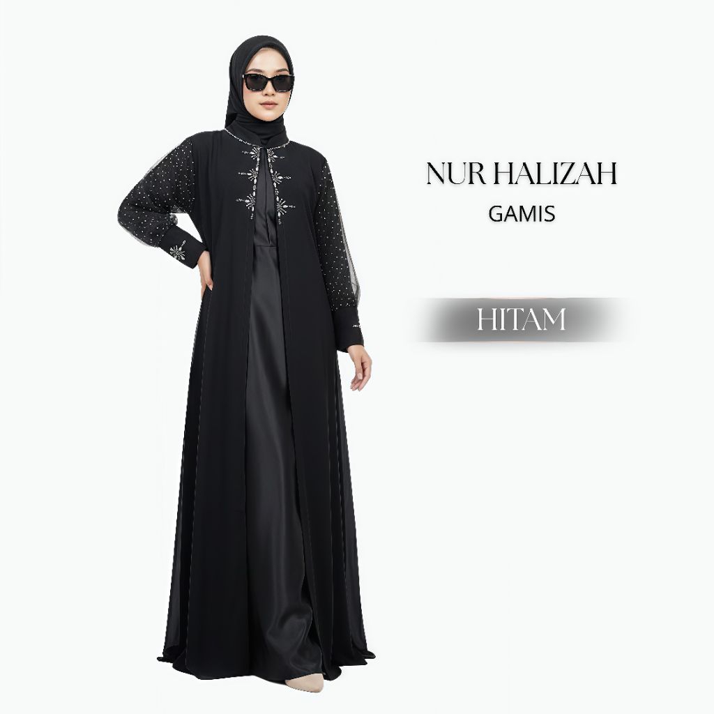 Gamis Nurhaliza Velvet Set Gamis Lebaran Muslimah | gamis burgundy | gamis kondangan wanita | gamis 