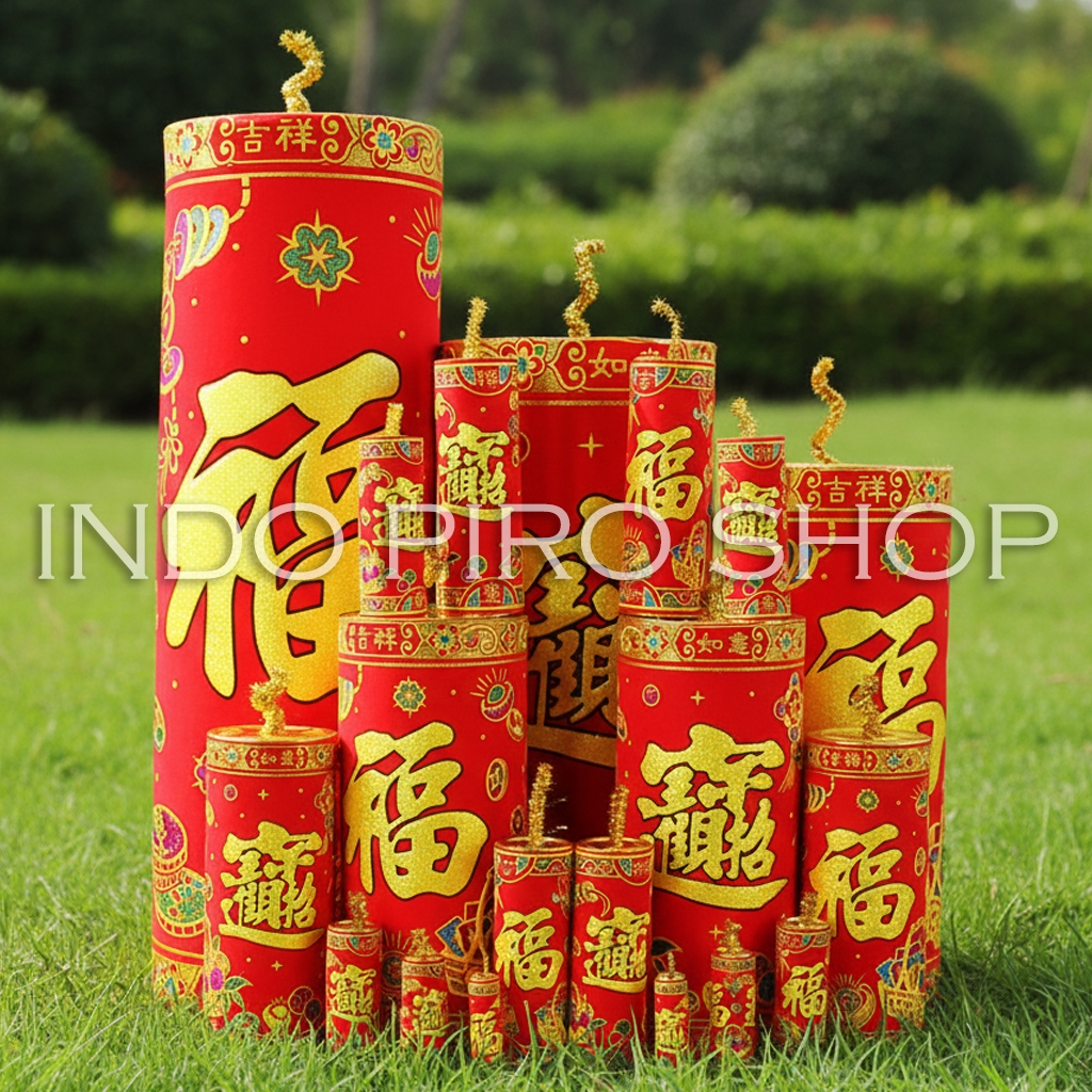 Hiasan Petasan untuk Dekorasi CNY / Chinese Fireworks Decoration Hari Raya IMLEK