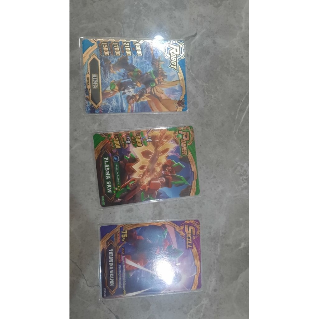 gold card set, hero of robots