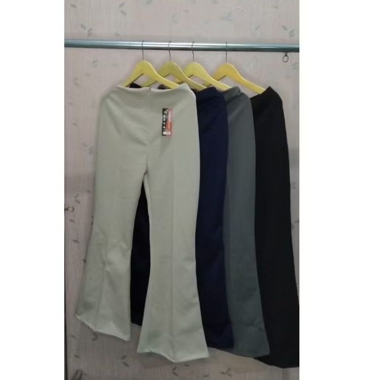 Celana Scuba Cutbray Jumbo Wanita