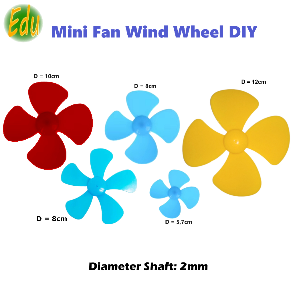 [Paket Grosir] Baling-baling Layangan Kipas Angin Mini Fan Layang DIY Dinamo Motor DC