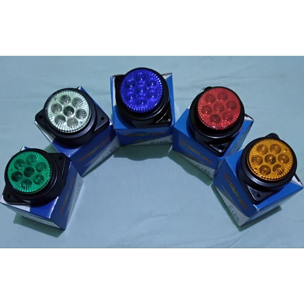 lampu led bak truk dny 90 bulat 24v high quality