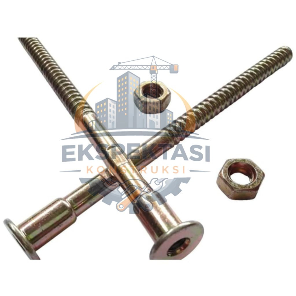 Form Tie 3/8” x 250 mm Bekisting kolom