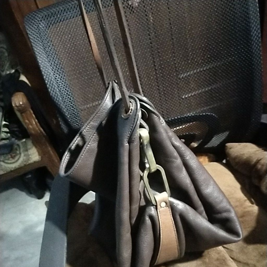 tas kulit asli (preloved)