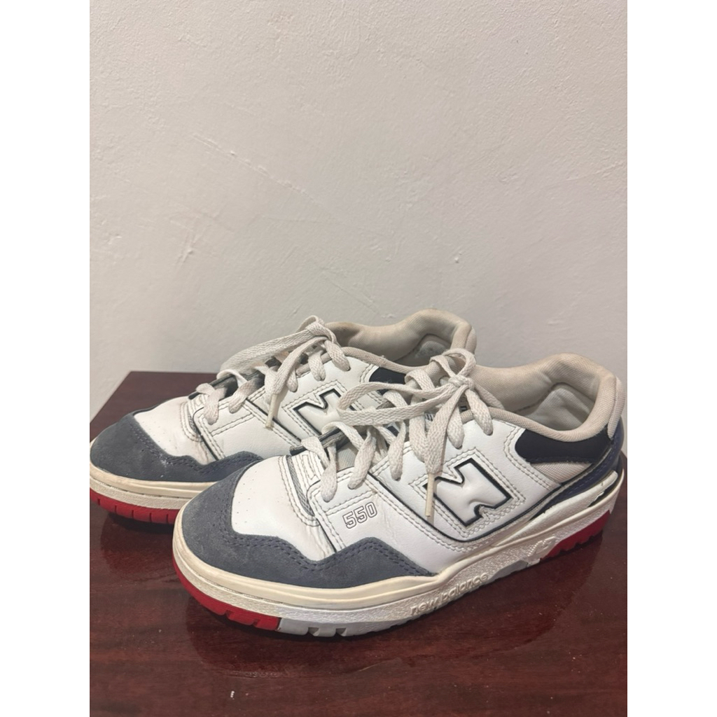 New Balance (NB) 550 White Blue Navy Red