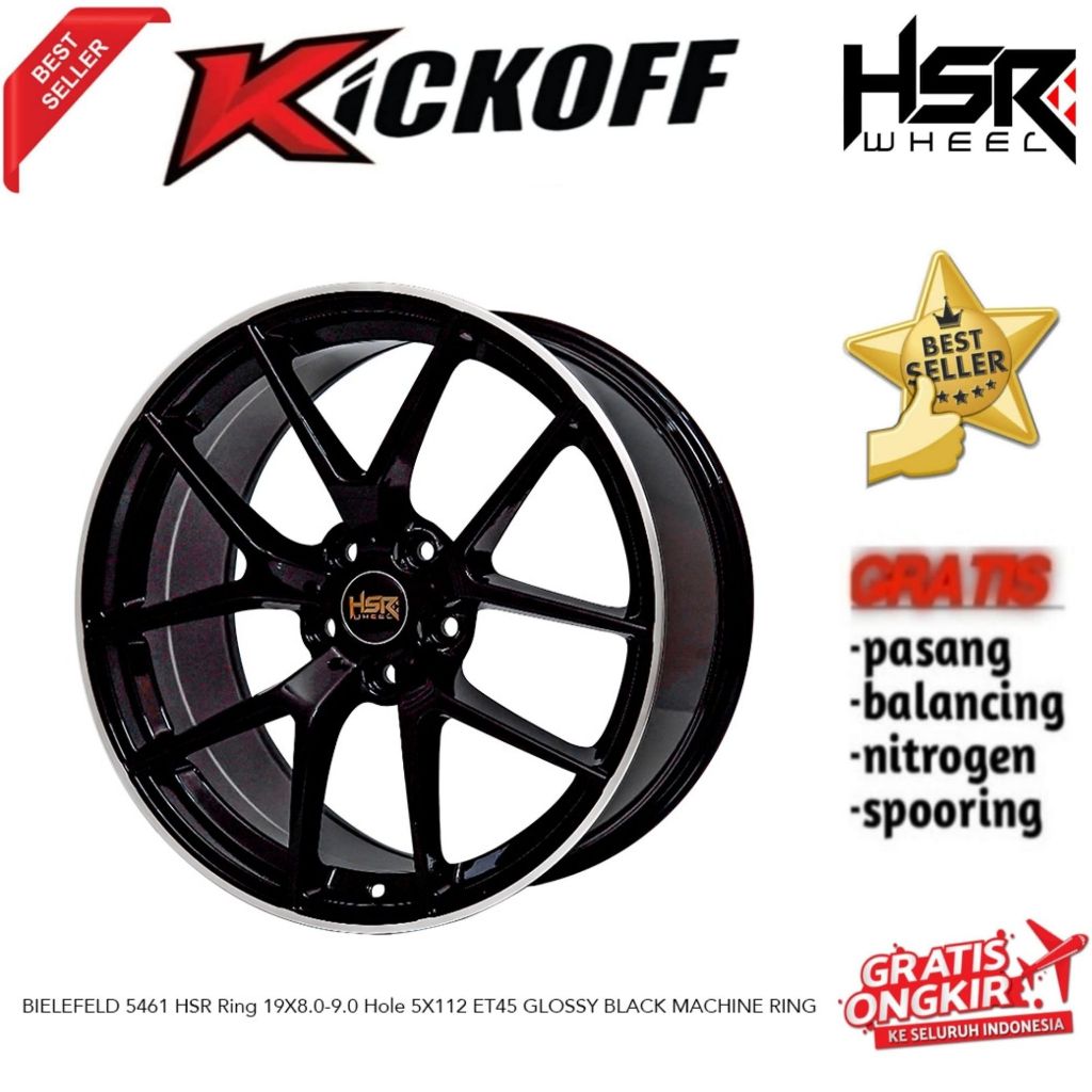 VELG RING 19 Racing PCD 5X112 Mobil Mercedes HSR BIELEFELD 5461