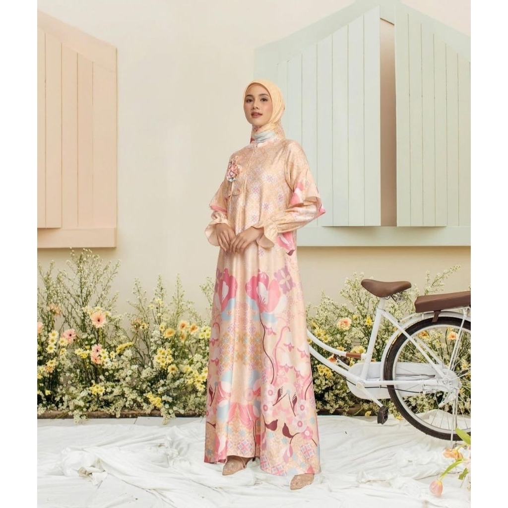 Dress Lembayung Series by Greisy Official (Linen Yellow)-Preloved