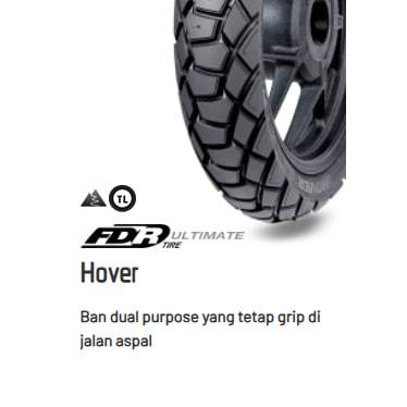 (Promo) Ban FDR HOVER Dual Purpose Ring 14 TUBELESS (80/90-14, 90/90-14, 90/80-14, 100/80-14, 120/70
