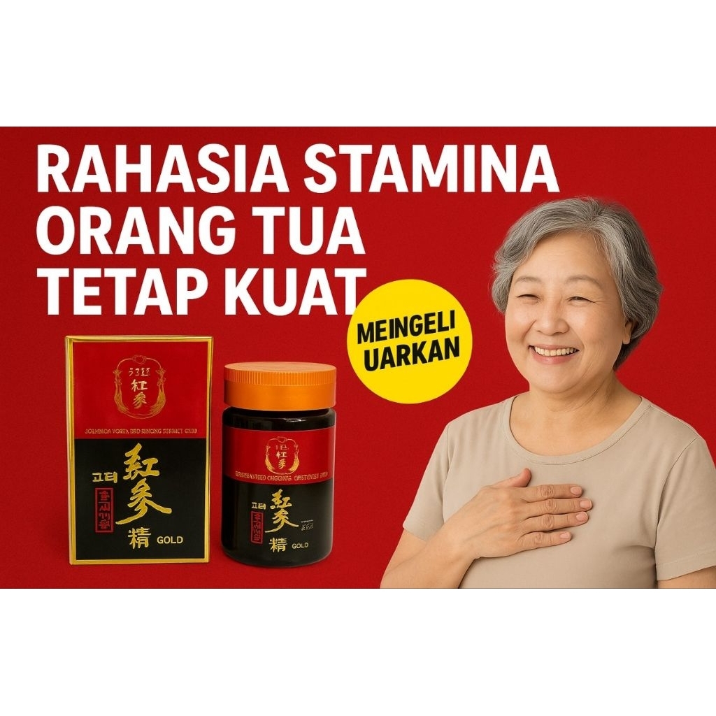 Josamwon Korean Red Ginseng Extract Gold adalah ekstrak Ginseng Merah Korea asli