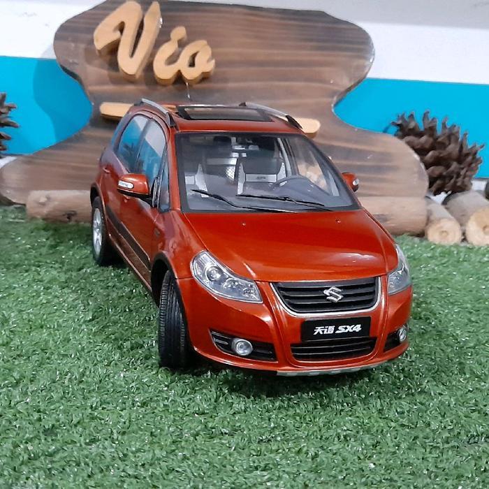 Diecast Suzuki SX4 mainan anak skala 87