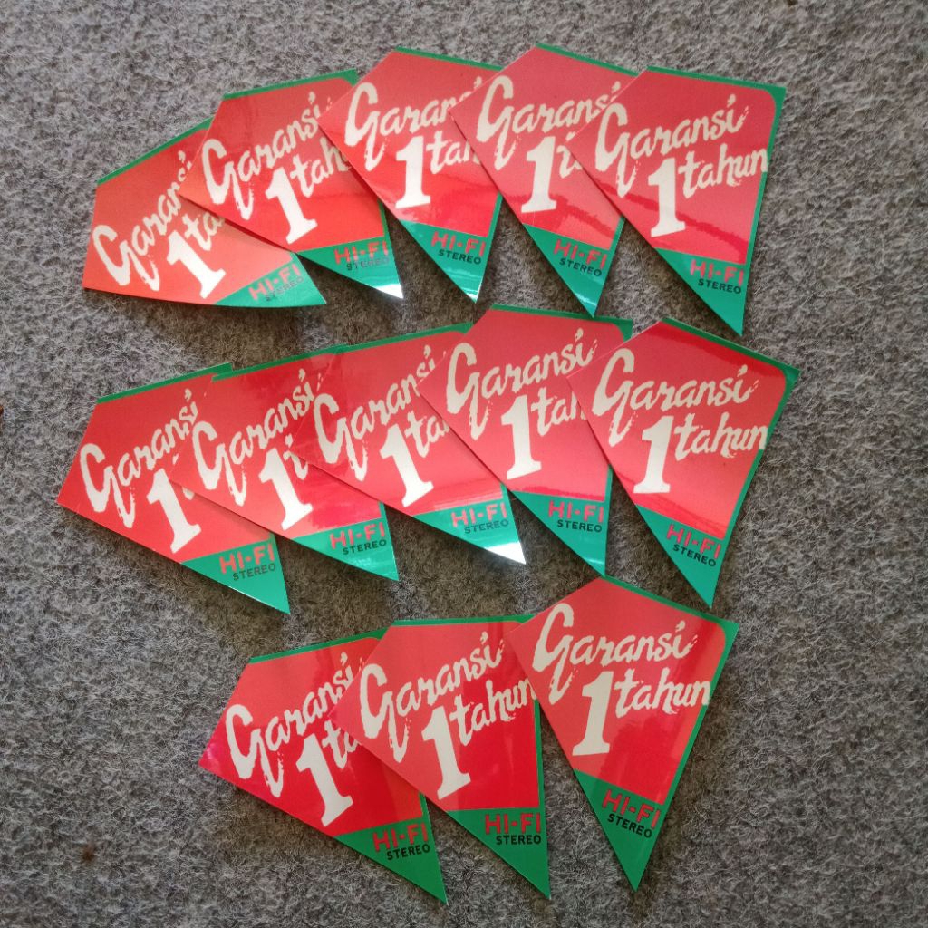 paket 13 stiker polytron bigband jadul