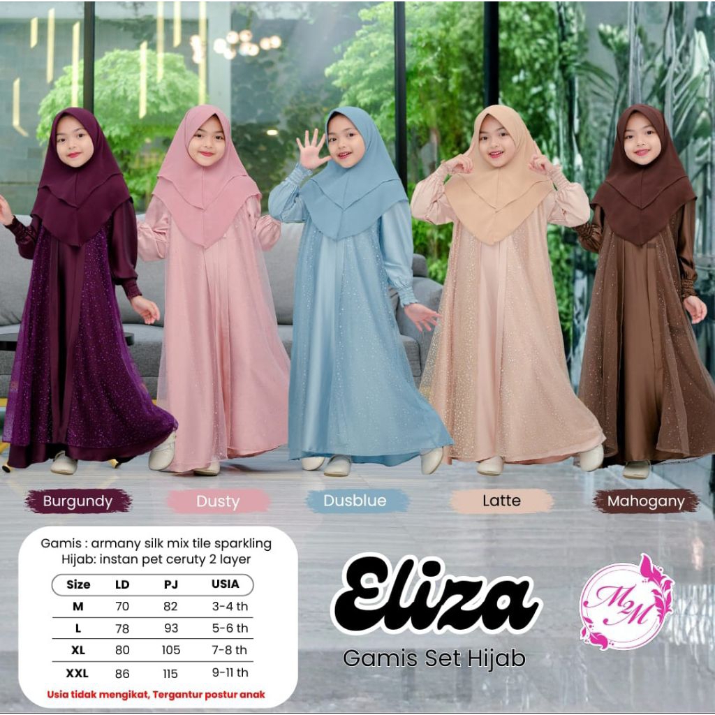 ELIZA GAMIS ANAK 3 - 11th set hijab