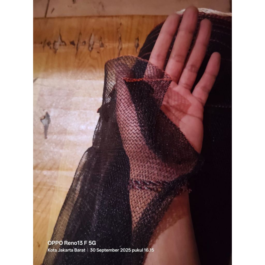 jaring polynet hitam(L:1,3mxP:1m)king fish/polynet/jaring hitam