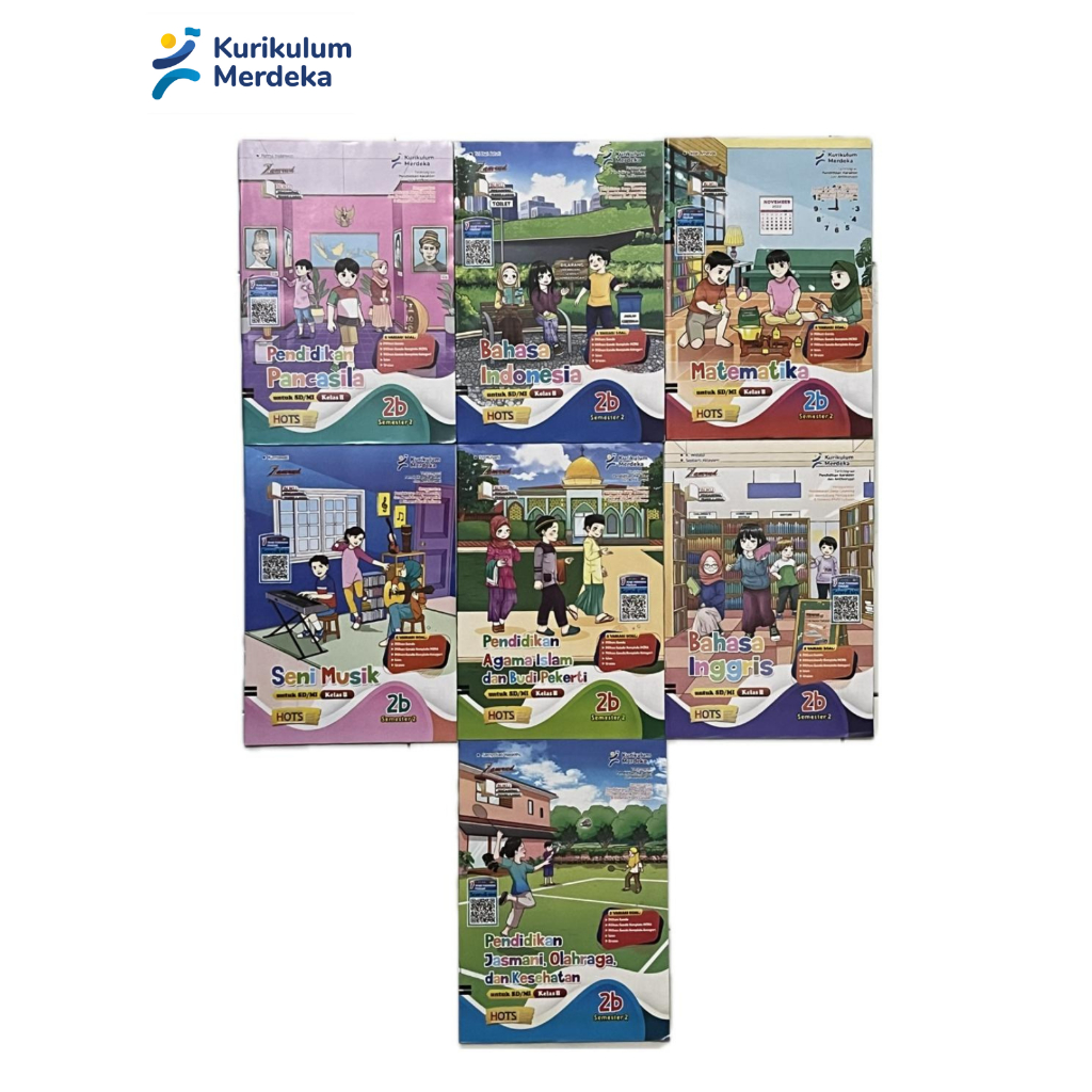 BUKU LKS ZAMRUD PUTRA NUGRAHA KELAS 2 SD/MI Semester 2 KURIKULUM MERDEKA